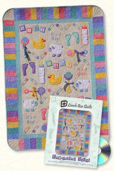 Everything Baby! QP-EB-1 machine embroidery software CD