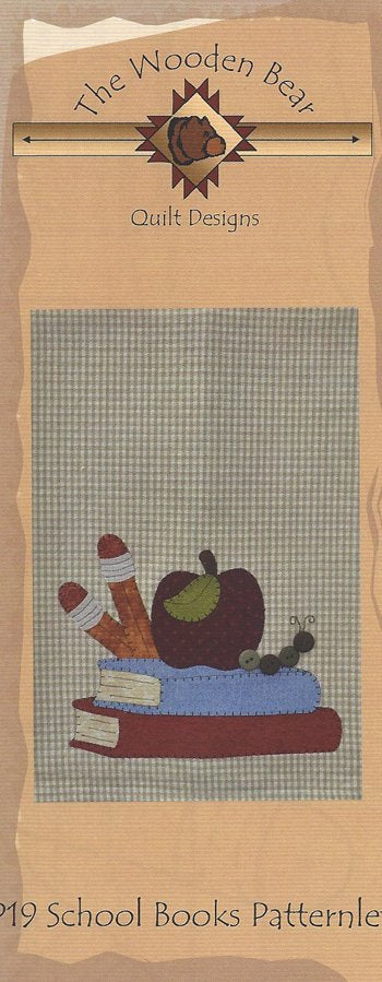 School Books TWB P19 applique pattern