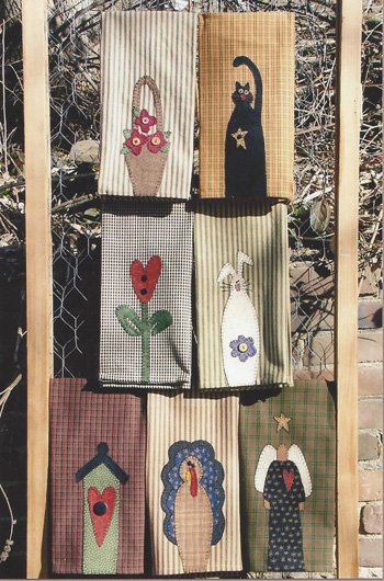 Seven Teas Applique Pattern #146 - 7 Different Designs