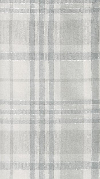 All Is Calm Tea Towel with Metallic Silver Thread