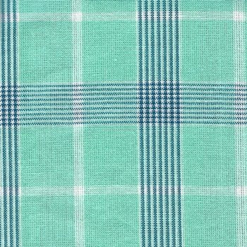 Plaid Tea Towel Aqua Blue