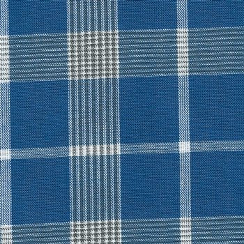 Cendre Blue Striped Plaid Tea Towel