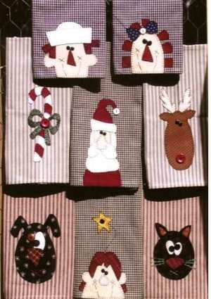 Eight Teas Applique Pattern #156 - 8 Different Designs