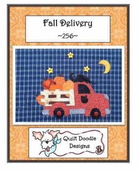 Fall Delivery Truck 256 Tea Towel Applique Pattern