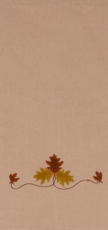 Fall Medley Appliqued Tea Towel Etsh0189
