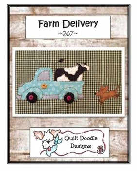 Farm Delivery 267 Tea Towel Applique Pattern