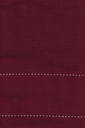 Farmhouse honeycomb 1417 merlot towel