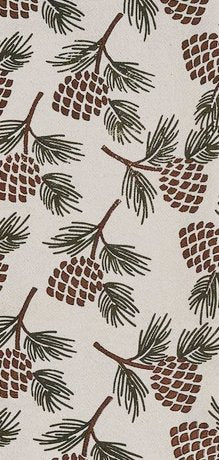 Fir Tree Printed Leaves 156 Tea Towel
