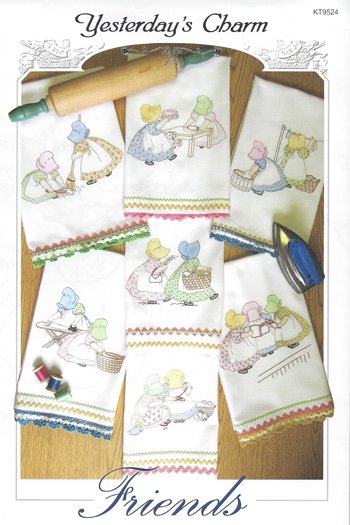 Friends Embroidery KT9524 towel pattern