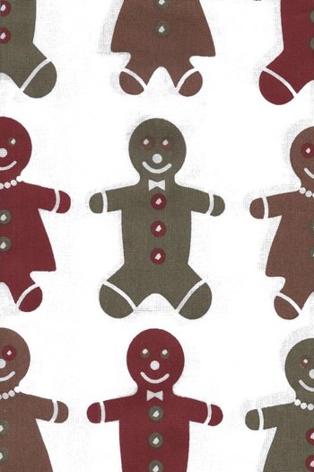 Gingerbread Men/ladies tea towel 348-11