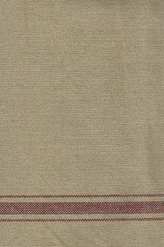Grain Sack Stripe Tea Towel Barn Red ET164017 heavy weight