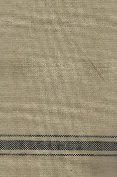 Grain Sack Tea Towel Stripe Black ET164011 heavy weight