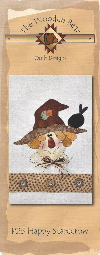 Happy Scarecrow TWB025 Applique Pattern