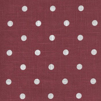 Heather Polka Dot Dk. Red/White towel