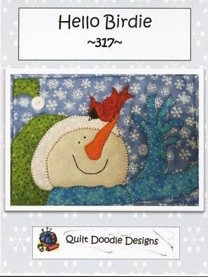 Hello Birdie 317 Tea Towel Applique Pattern