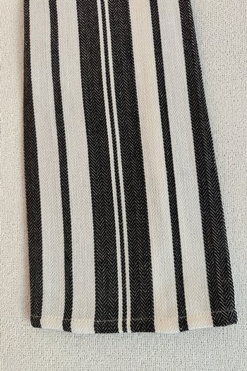 Herringbone Blackberry Stripe 192 Towel