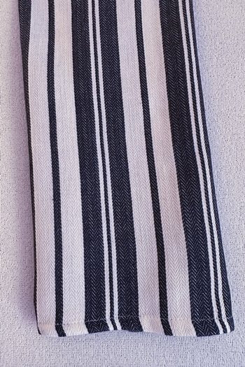 Herringbone Blueberry Stripe 192 Towel
