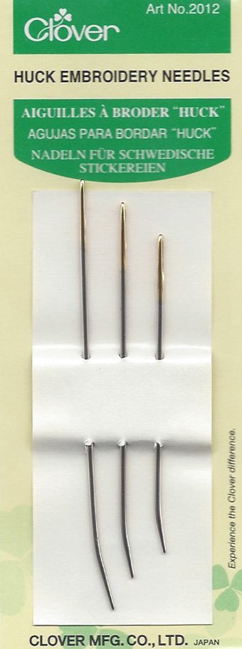 Huck Embroidery needles - Set of 3 used for Swedish Weaving