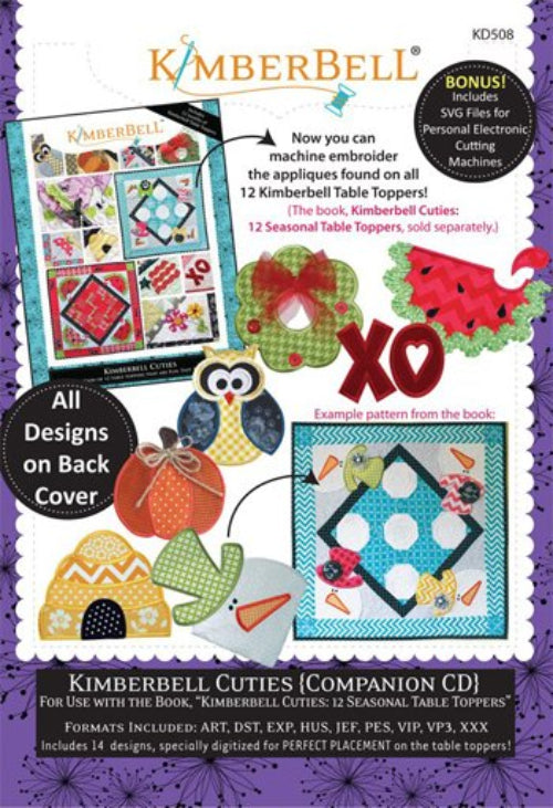 Machine Embroidery Software - Kimberbell Cuties KD508