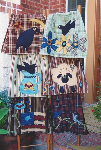 Meme’s Bless the Crows Towel #502 applique pattern