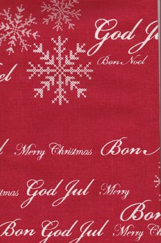 Merry Christmas Sayings 227-06 Towel Red
