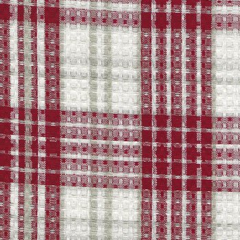 Peppermint waffle plaid 860-66 tea towel
