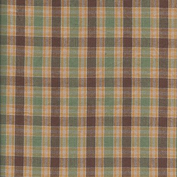 Plaid 375-S brown/sage towel