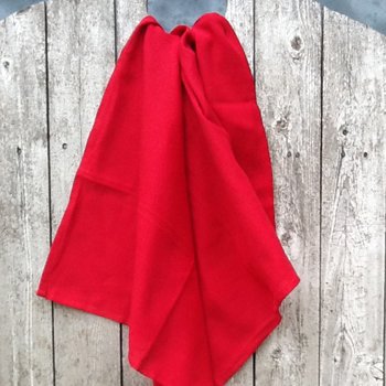 Studio E Premium Solid Red Tea Towel