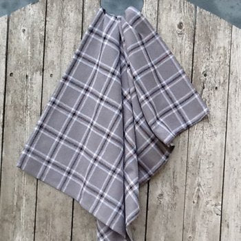 Studio E Premium Windowpane Gray Tea Towel T4-90