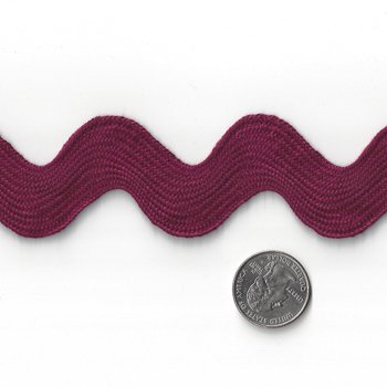 Ric Rack 1-13/32" (Jumbo) Wine color 275