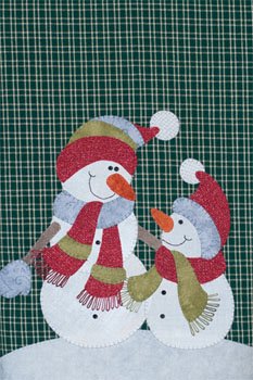 Snowman and Son towel Pattern TWBP28