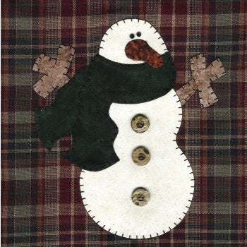 Snowman TWB P01 Applique Pattern