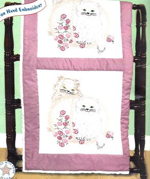 Stamped 18" Quilt Blocks 732-140  Cats