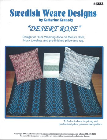 Swedish Weave Design Desert Rose 1223