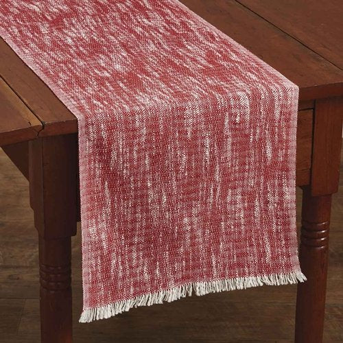 Table Runner mélange red about 14" x 36" from Park Designs