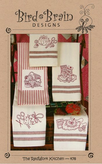The Redwork Kitchen 478 Embroidery Pattern