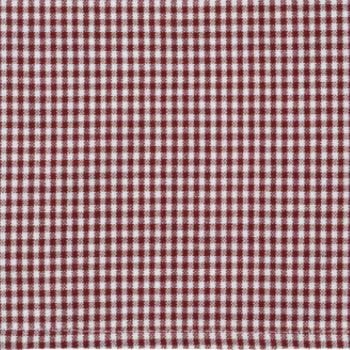 Toweling minicheck red/teadye 860-100