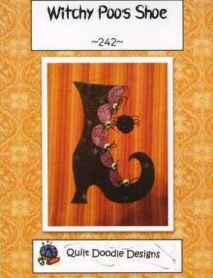 Witchy Poo’s Shoe 242 towel applique pattern
