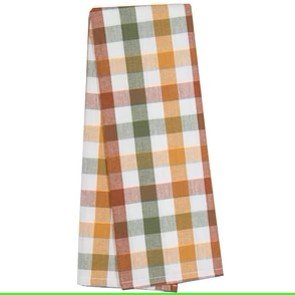 Dunroven Tri-color Plaid Tea Towel