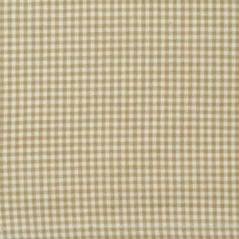 Indo Homespun Heavy Weight Minicheck Wheat/Cream